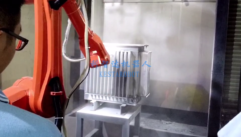 變壓器噴粉機(jī)器人(圖1) 變壓器噴粉機(jī)器人(圖1)